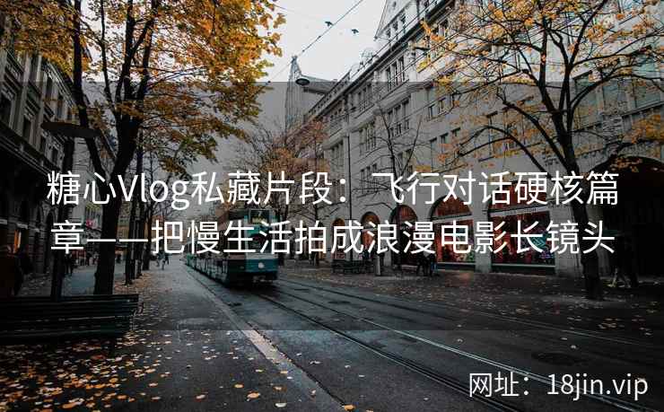 糖心Vlog私藏片段：飞行对话硬核篇章——把慢生活拍成浪漫电影长镜头